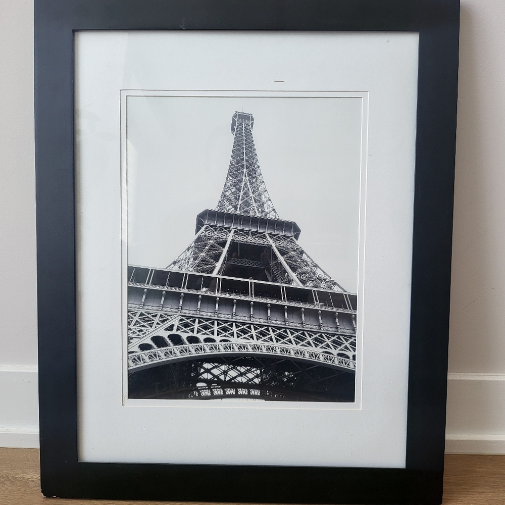Black Framed Eiffel Tower Print